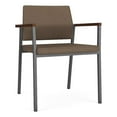 thumbnail image 1 of Avon Reception Waiting Guest Chair UPH Seat Back / Charcoal Steel / Brown, 1 of 4