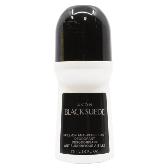 Avon Roll-On Antiperspirant Deodorant, Black Suede 2.6 fl.oz. (2 PACK)