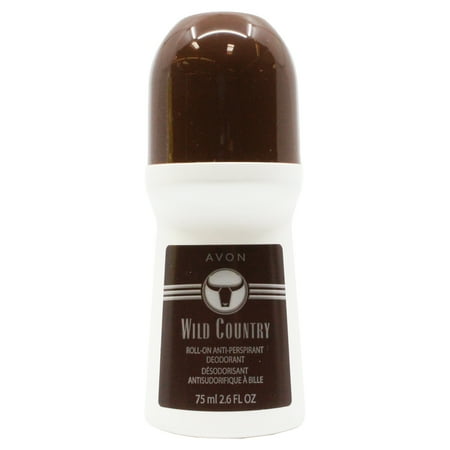 Avon Roll-On Antiperspirant Deodorant, Wild Country 2.6 fl.oz. (2 PACK)