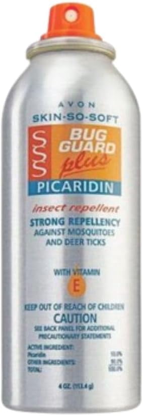 Avon Skin So Soft Bug Guard Plus Picaridin Spray with Vitamin E, 4 fl oz