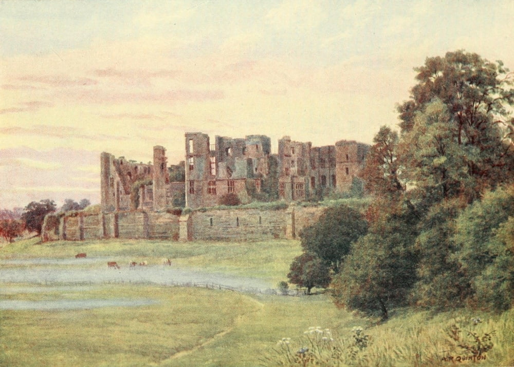 Avon & Shakespeares Country 1910 Kenilworth Castle Canvas Art - Alfred Quinton (18 x 24)