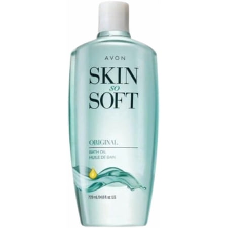 Avon Skin So Soft Original Bath & Body Oil with Jojoba Oil, Herbal Scent, 24.6 fl oz