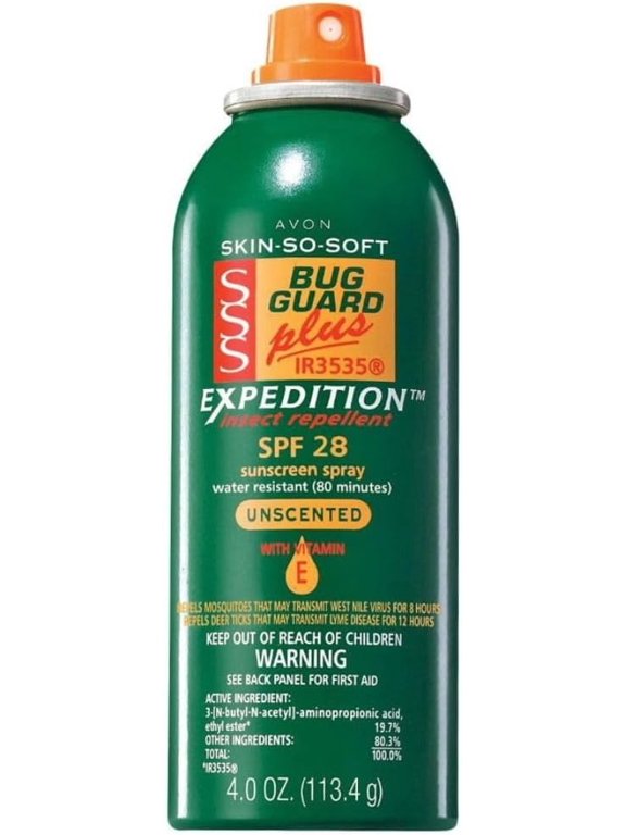 Skin So Soft Bug Guard Plus Expedition Bug Repellent Spray, Vitamin E, SPF 28, 4 oz