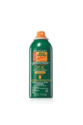 Skin So Soft Bug Guard Plus Insect Repellent Aerosol Spray SPF 28, 4 oz