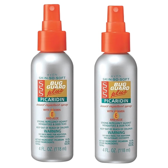 Avon Skin-So-Soft Bug Guard Plus Picaridin Insect Repellent Spray with Vitamin E and Aloe, 4 fl oz