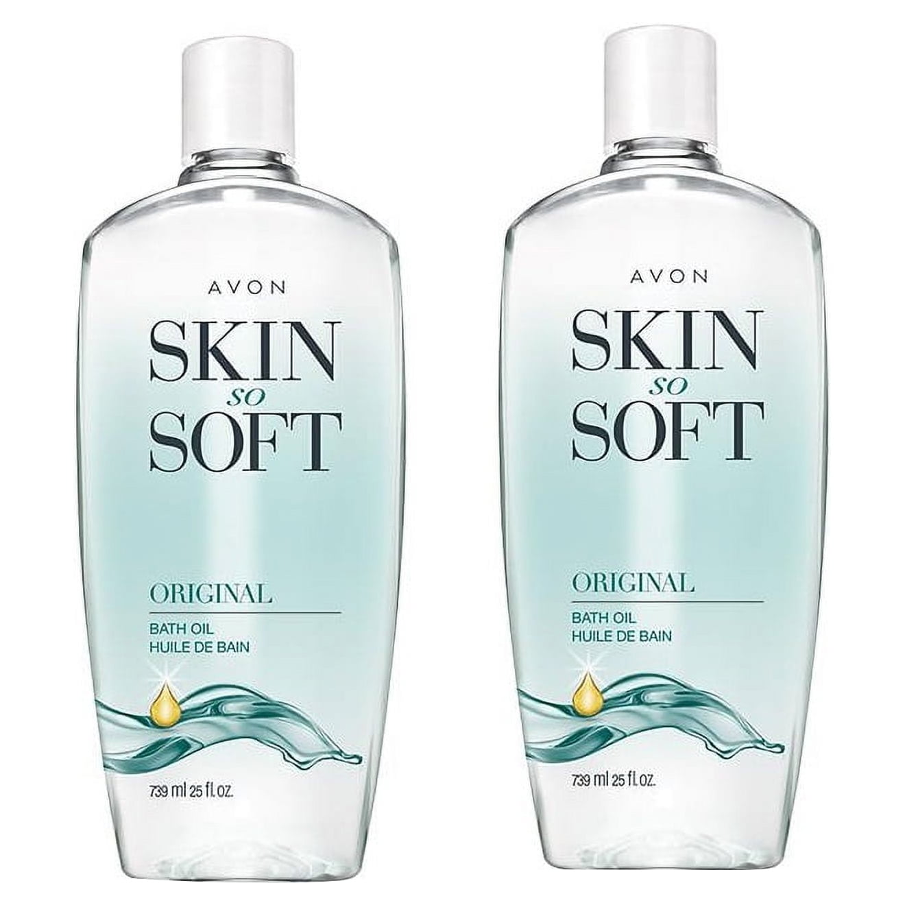 Avon Skin So Soft Original Bath Oil, 25 Oz - Lot of 2