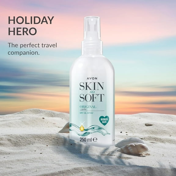 Avon Skin So Soft Original Dry Oil Spray Bonus Size 8.45 fl oz - 250ml