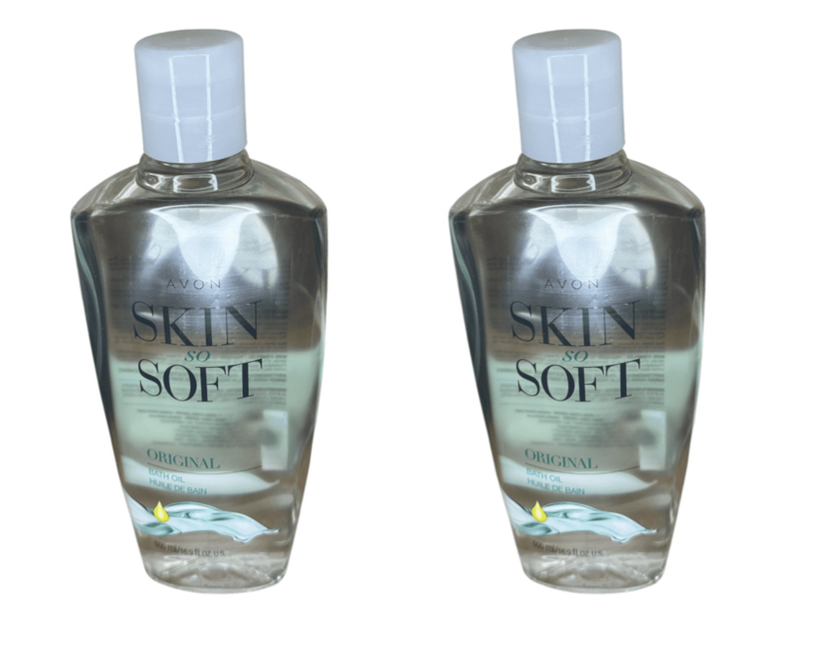 Avon Skin So Soft SSS Original Bath Oil, 16.9 Oz - 2 Pack