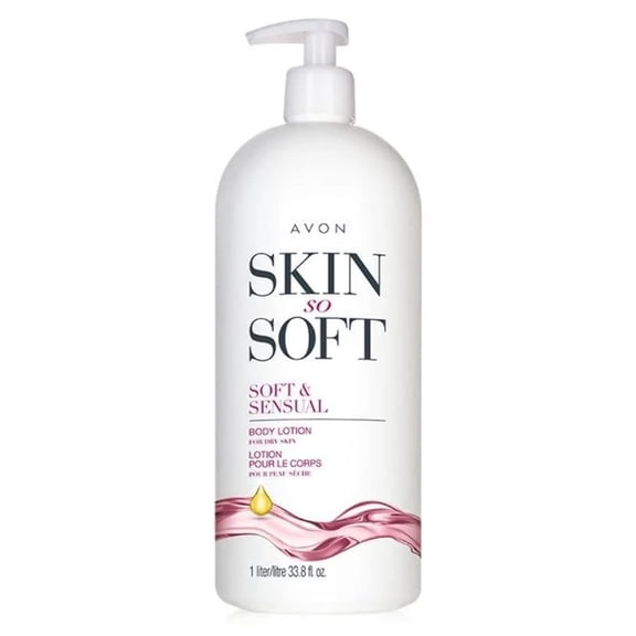 Avon Skin So Soft Argan Oil Moisturizing Body Lotion for Smoother Skin, Spicy Floral, 33.8 fl oz