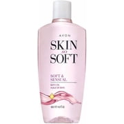 Avon Skin So Soft Soft & Sensual Argan Oil Bath Oil, Spicy Floral Scent, 16.9 fl oz