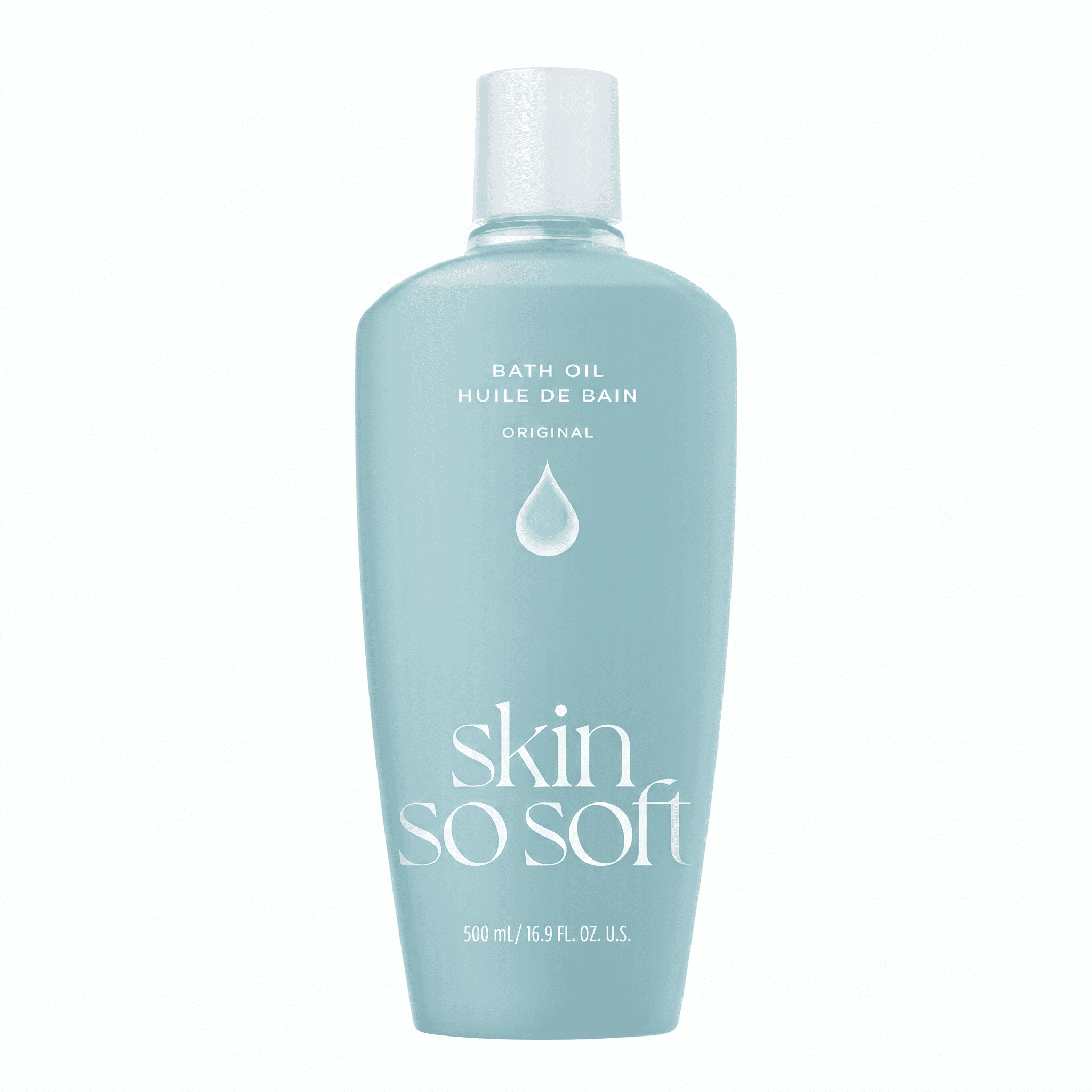 Avon Skin So Soft Original Bath Oil with Jojoba Oil, Herbal Scent, 16.9 fl oz