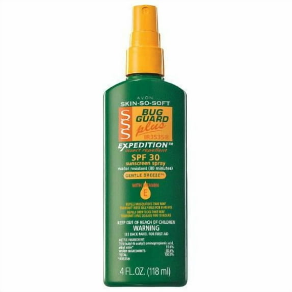 Avon Skin-so-soft Bug Guard Plus Expedition Spf 30 Insect Repellent 4 Fluid Ounce