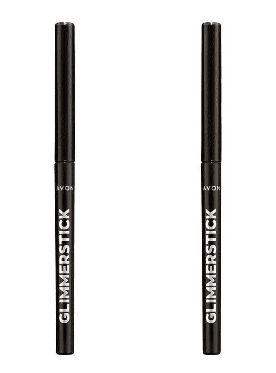 Avon True Color Glimmerstick Blackest Black Eyeliner. Retractable Eyeliner Pencil . Set of 2