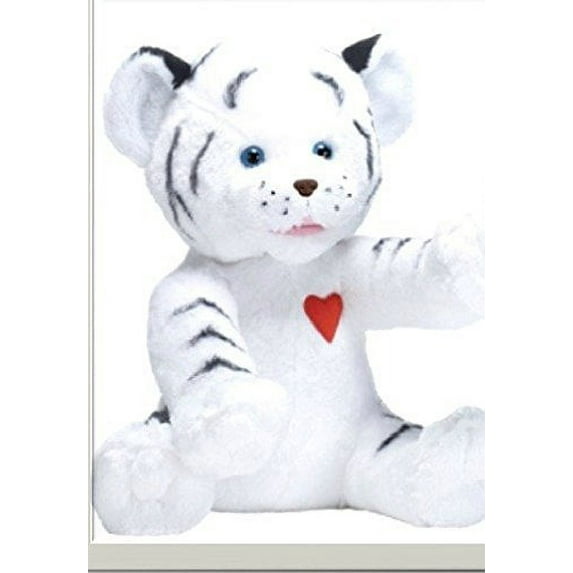 Avon: Willie the White Tiger with Red Heart 14 Inch Stuffed Animal