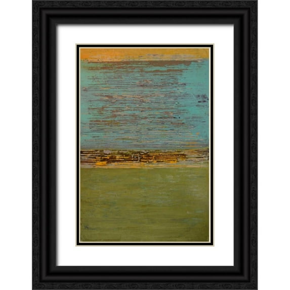 Avondet, Natalie 11x14 Black Ornate Wood Framed with Double Matting Museum Art Print Titled - Easy Reflections III