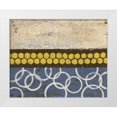 thumbnail image 1 of Avondet, Natalie 14x12 White Modern Wood Framed Museum Art Print Titled - Honey Comb Abstract I, 1 of 4