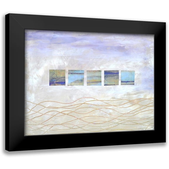 Avondet, Natalie 24x19 Black Modern Framed Museum Art Print Titled - String Windows II