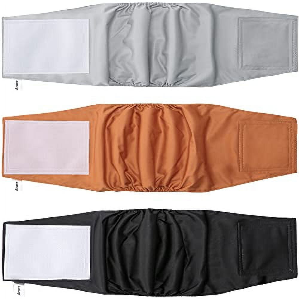 Avont 3 Pack Washable Female Dog Diapers, Premium Reusable Highly