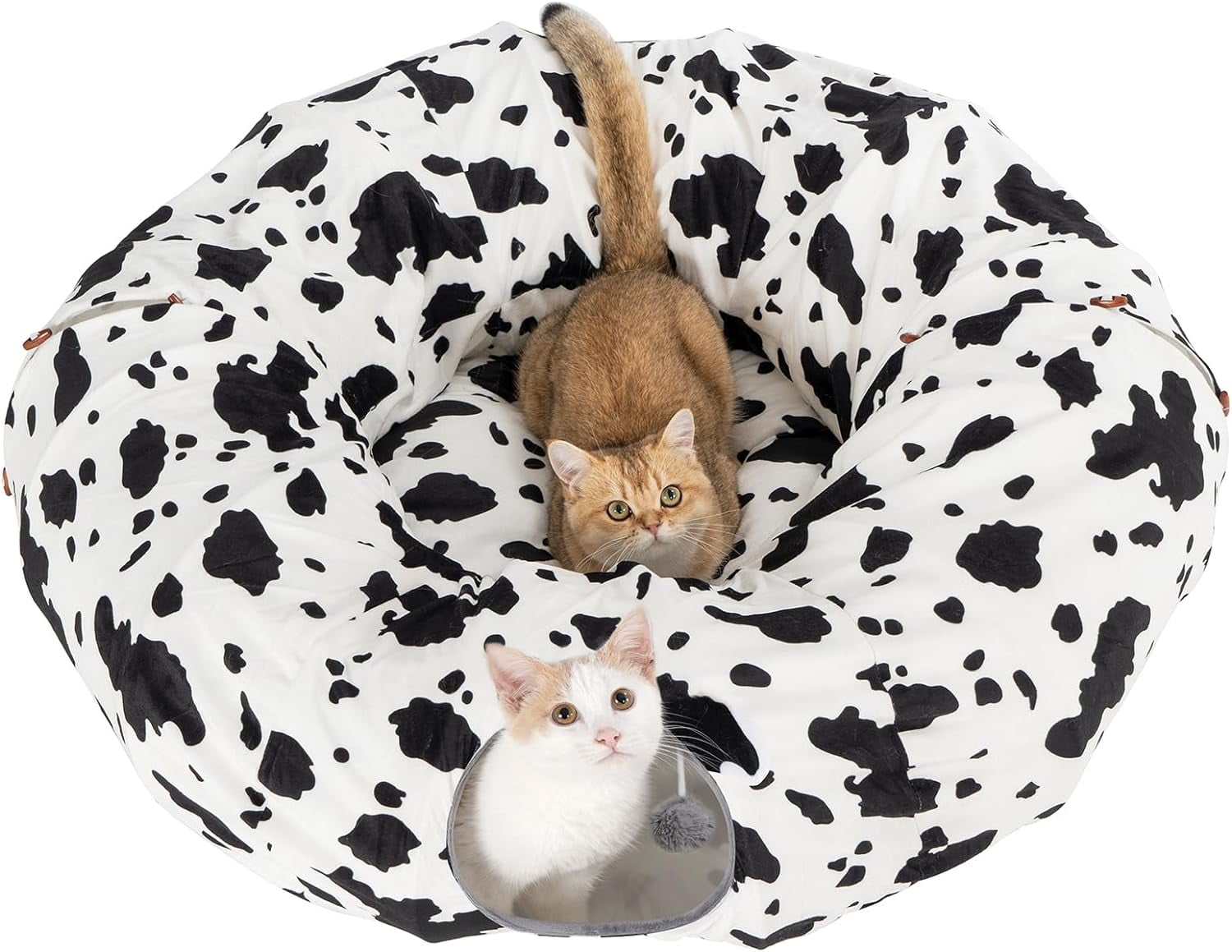 Avont Cat Tunnel Bed with Central Washable Cushion Large Cat Tunnel