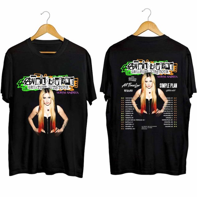 Avril Lavigne 2024 Tour Shirt, Avril Lavigne Fan Sweatshirt, Avril
