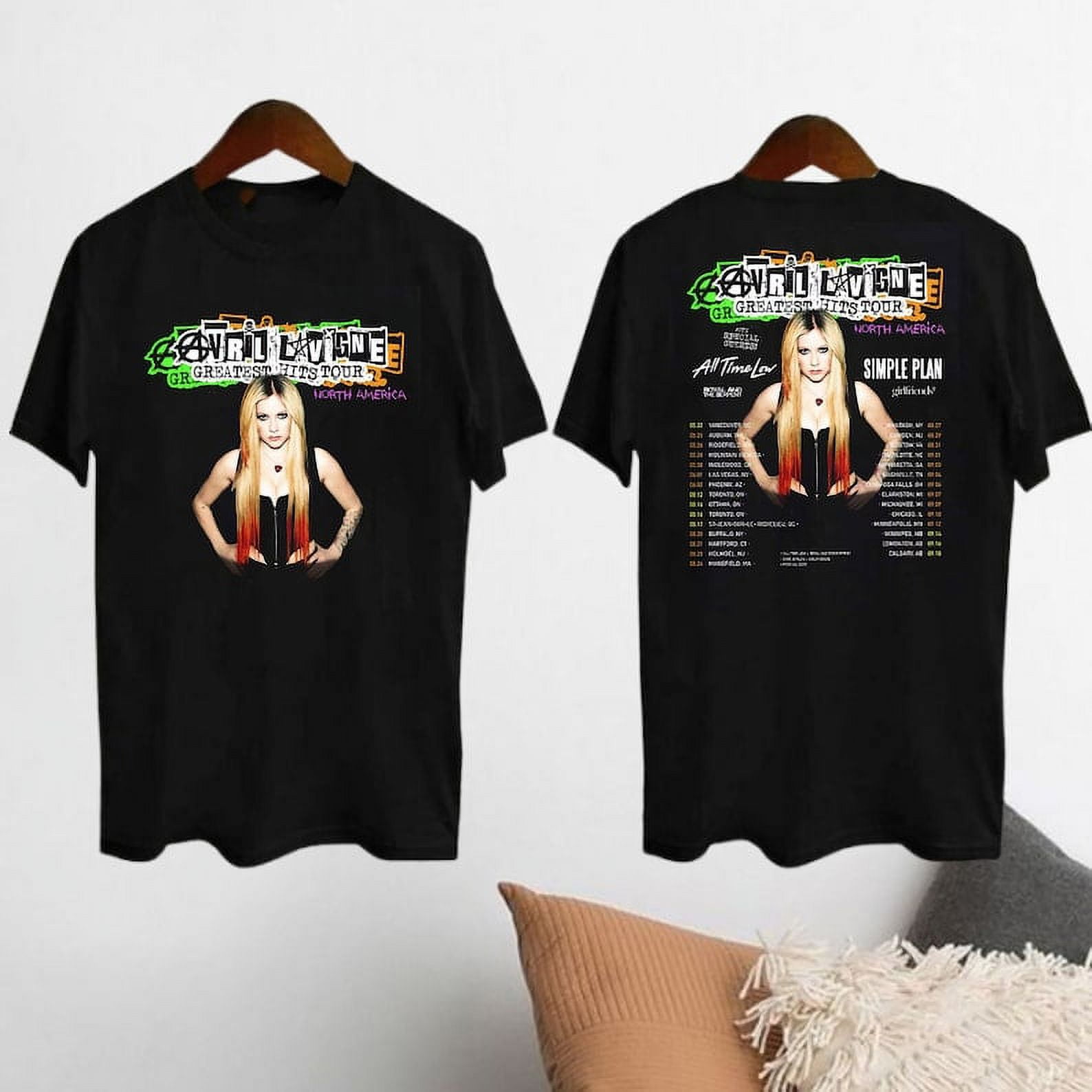 Avril Lavigne 2024 Tour Shirt, Avril Lavigne Greatest Hits Tour 2024