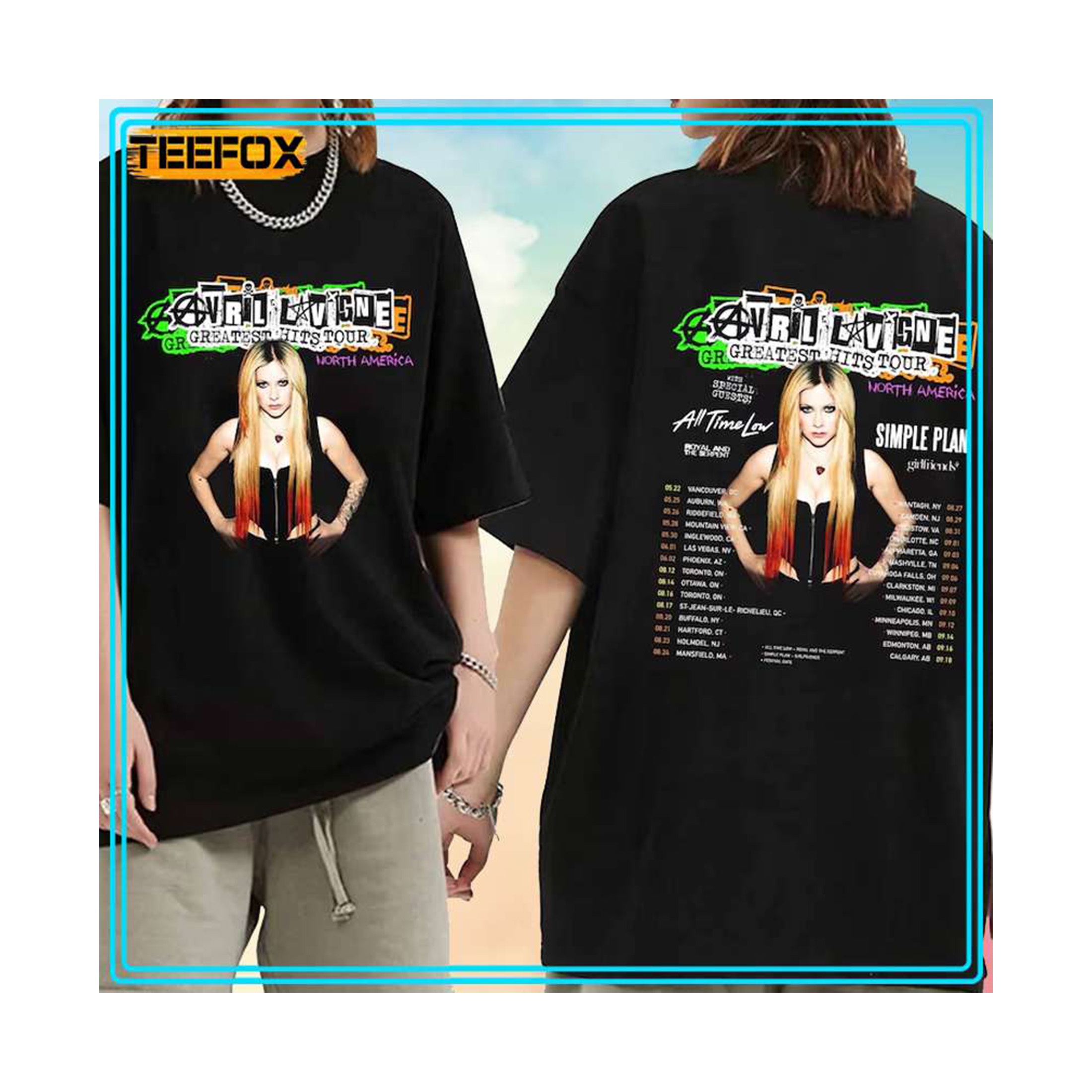 Avril Lavigne Greatest Hits Tour 2024 Concert Unisex T Shirt (1
