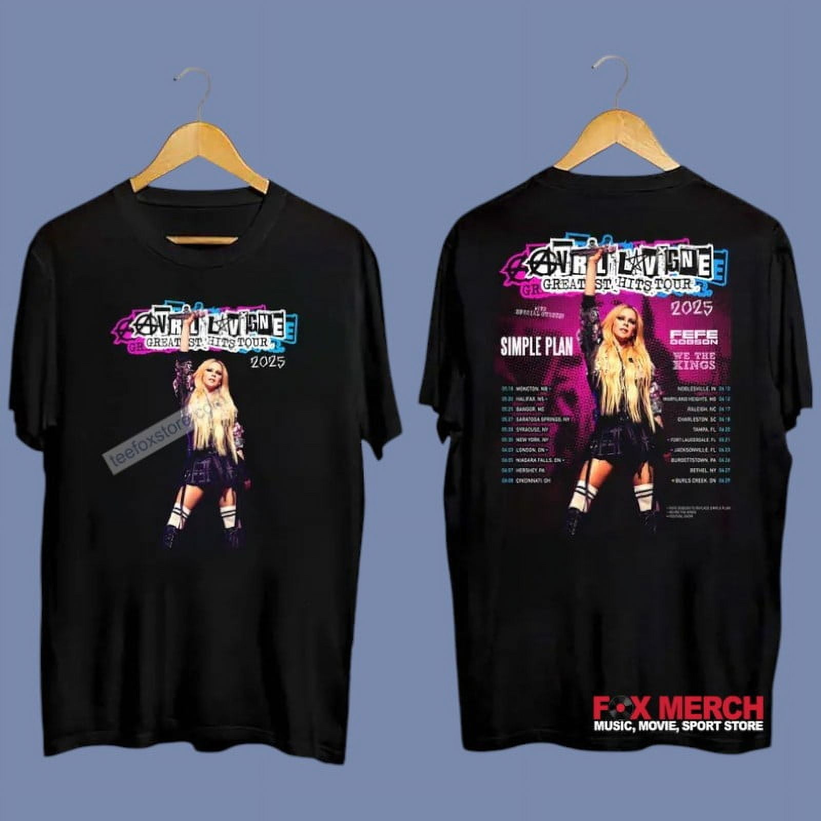 Avril Lavigne Greatest Hits Tour Concert 2025 TShirt For Fans