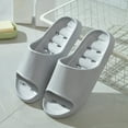 thumbnail image 1 of Avrnliq EVA Quick-Dry Anti-Slip Slide Sandals Unisex Gray Cushioned Lightweight Slides for Pool Shower Indoor Outdoor Daily Use,Size 40, 1 of 4