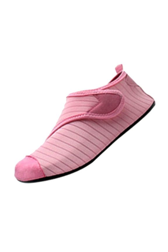 Foldable Water Shoes for Men and Women Pink Ultra Flexible Non-Slip Slip Ons Lightweight Portable Shoes for Travel, Indoor & Outdoor,Size 38