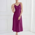 thumbnail image 1 of Avrnliq Silk Nightgown for Women Long Satin Slip Dress Nightdress Silky Chemise Nightie, 1 of 9