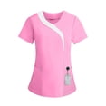 thumbnail image 1 of Avrnliq Women's Scrub Top V-Neck Modern Classic Fit with Functional Pockets, 1 of 8
