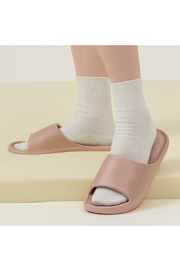 Womens EVA Slides Pink Platform Recovery Sandals Non-Slip Arch Support Cloud Beach Shower Shoes Size 7.5-41