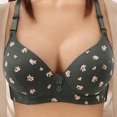 thumbnail image 1 of Avrnliq Womens Plus Size Wireless Comfort Bra Dark Gray Molded Cup Adjustable Straps Daily Wear,Size 3XL, 1 of 8