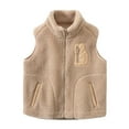 Avrntaa Baby Boys Winter Vest Fleece Zip up Cute Soft Waistcoat