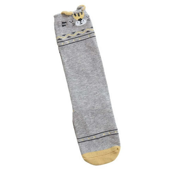 Avrntaa Baby Girls Knee High Socks Little Kids Cute Print Knit Stockings Cotton Comfy Warm Socks for Toddler
