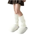 thumbnail image 1 of Avrntaa Fall Leg Warmers for Girls- Soft Trendy Ribbed Knit Calf Accessories - Cute Ruffle Leg Sleeves for Party, 1 of 8