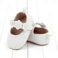 thumbnail image 1 of Avrntaa First Shoes for Walking Baby Girl - Soft Sole Princess Wedding Dress Shoes Mary Jane Flats White Shoes Size 2.5Infant, 1 of 6