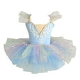 thumbnail image 1 of Avrntaa Girls Ballet Dance Princess Dress Lace Print Ballet Pleated Tutu Dresses Costumes for Performance, 1 of 3