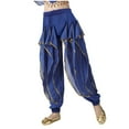 thumbnail image 1 of Avrntaa Girls Carnival Harem Pants Baggy Dance Costume Trouser Chiffon Ruffle Trendy Pant, 1 of 5