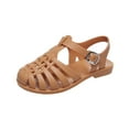 thumbnail image 1 of Avrntaa Girls Gladiator Beach Flat Sandals - Toddler Closed Toe Princess Costume Summer Dress Shoes, 1 of 8