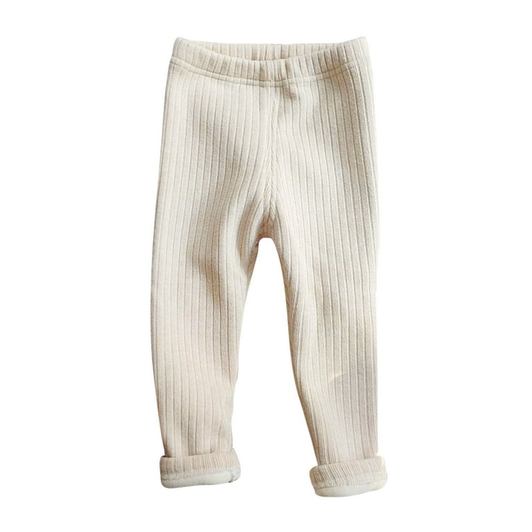 Legging Set Cream Leggings Baby Girl Avrntaa Girls Winter Fleece