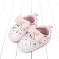 thumbnail image 1 of Avrntaa Infant Baby Shoes for Girls - Breathable Non-Slip First Walking Shoes Safety Shoes Size 3-11M, 1 of 4