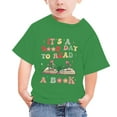 thumbnail image 1 of Avrntaa Ita Good Day to Read Shirt for 3-14 Years Kids - Toddler Baby Boy Girl Round Neck Short Sleeve Tees, 1 of 4