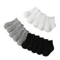 thumbnail image 1 of Avrntaa Kids Knit Crew Socks 20 Pairs Rainbow Cute Short Sock Boys Girls Breathable Soft Sock, 1 of 7