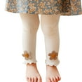 thumbnail image 1 of Avrntaa Leggings for Toddler Girls - Thin Sunflower Printed Outwear Legging Toddler Athletic Pants White Pants Size 4T, 1 of 3