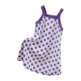 thumbnail image 1 of Avrntaa Little Girls Nightgown Spaghetti Strap Heart Print Pajamas Dresses Sleepwear Midi Dress, 1 of 3