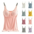 thumbnail image 1 of Avrntaa Nursing Cami Tank Tops for Breastfeeding Women - Nursing Tops Maternity Shirts with Built in Bra, 1 of 4