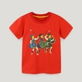 thumbnail image 1 of Avrntaa Rainbow Graphic T Shirts for Boys - Round Neck Short Sleeve Tops ,Size 2-7 Years, 1 of 4
