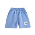 thumbnail image 1 of Avrntaa Summer Wide Leg Shorts for Baby Boys Girls - Toddler Kids Drawstring Elastic Waist Comfy Shorts 1-6T, 1 of 5