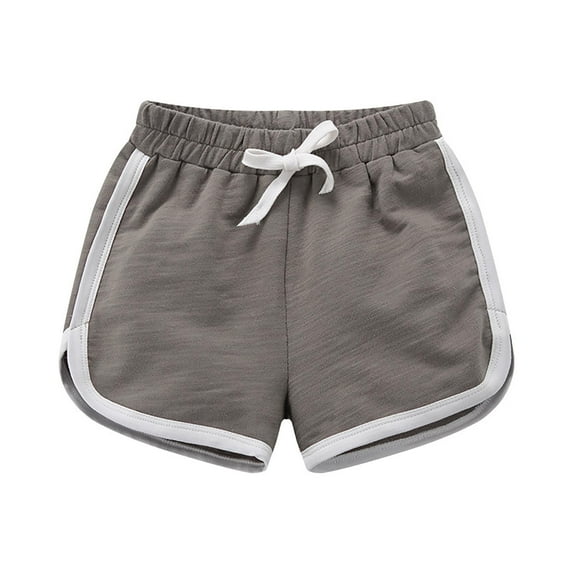 Avrntaa Todder Boys Girls Sport Shorts - Kids Summer Solid Cotton Jogger Active Shorts 2-15 Years